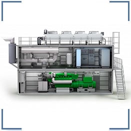 Газопоршневая модульная электростанция